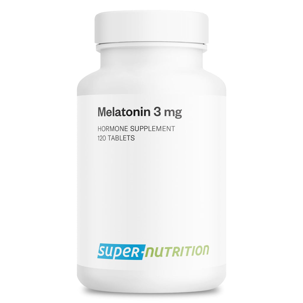 Supersmart Melatonin 3mg Fast Dissolve Tablets for Sleep - 120 Tablets
