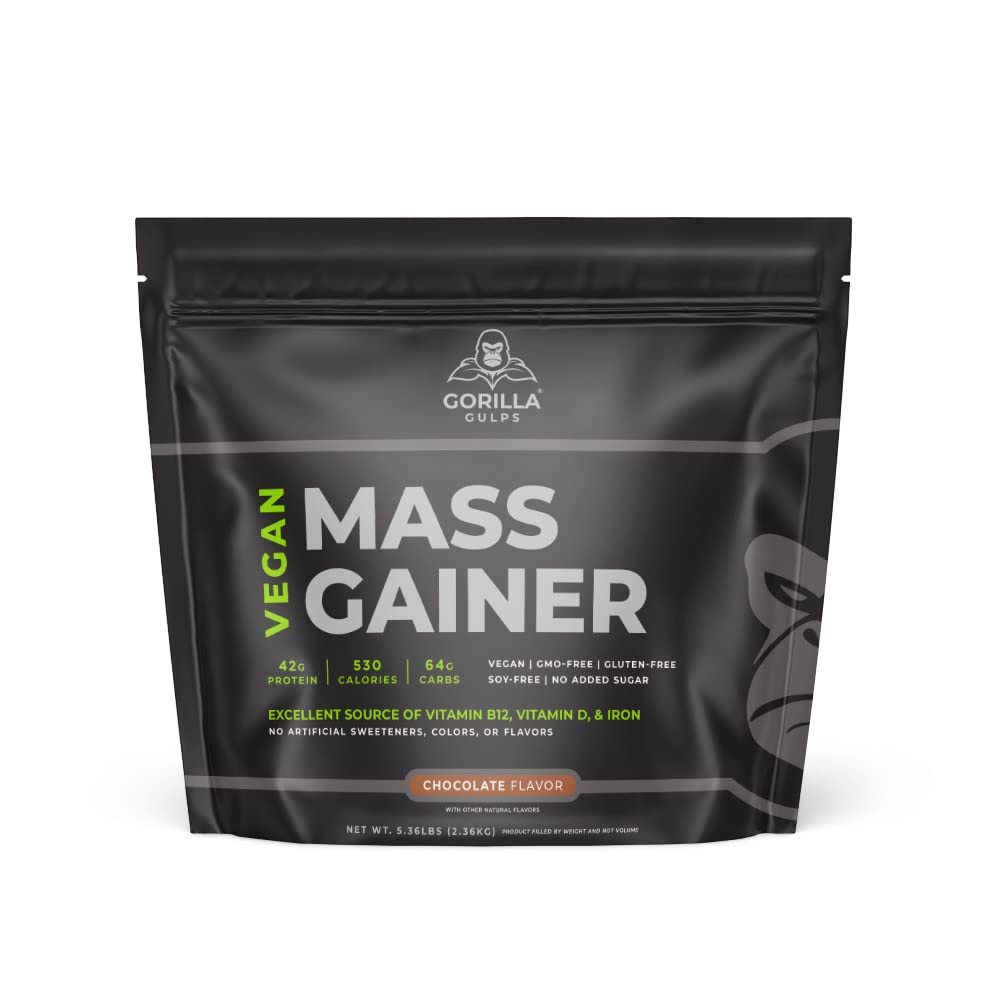 Gorilla Gulps Vegan Mass Gainer