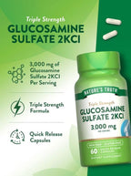 Nature's Truth Triple Glucosamine 3000mg Joint Support - 120 Capsules - image 6