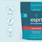 ESPRI Zero Sugar Electrolyte Drink Mix Watermelon - 15 Packets - image 4