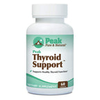 Peak Pure & Natural Thyroid Support Supplement - 60 Capsules