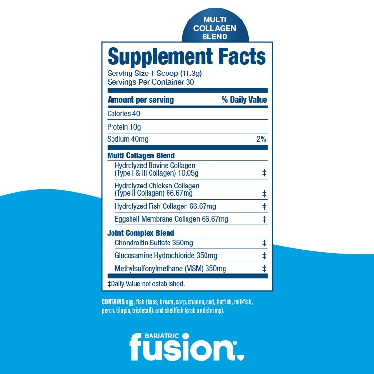 Bariatric Fusion Collagen Powder