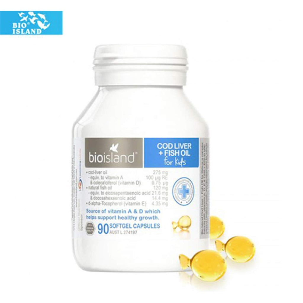 Bioisland Cod Liver + Fish Oil Omega-3 - 90 Capsules - image 2