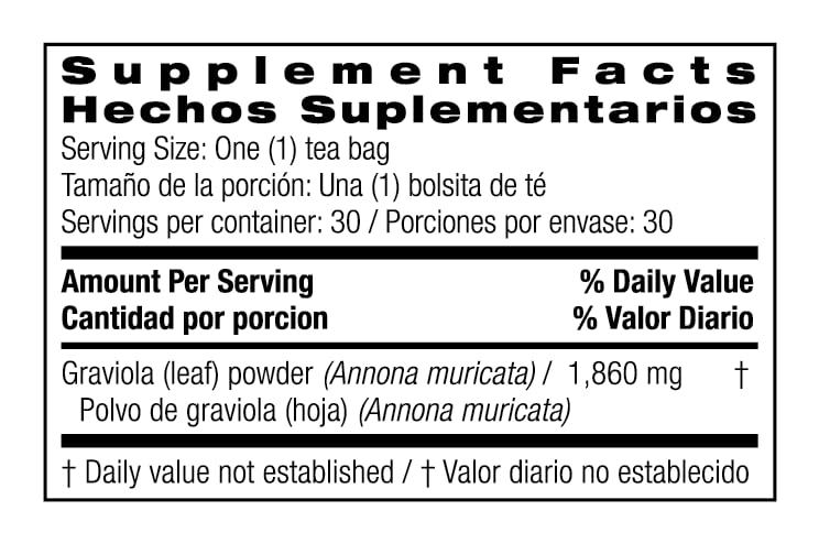 Bio Nutrition Graviola Soursop Tea - 30 Tea Bags - image 2