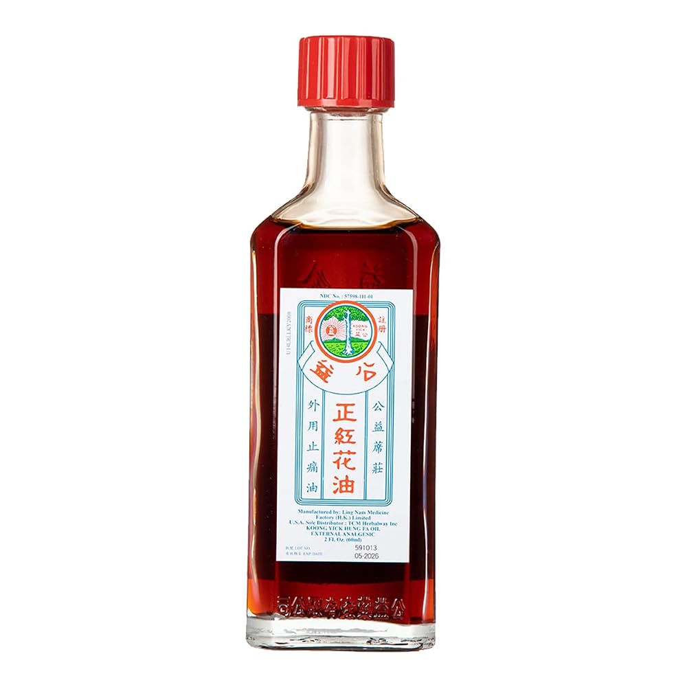 Koong Yick Hung FA Red Flower External Analgesic Oil - Pack of 3 - image 5