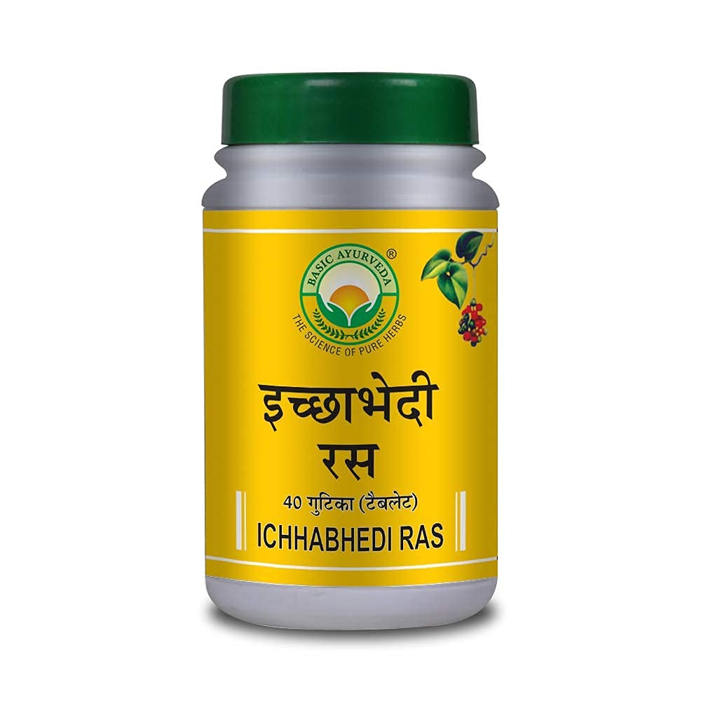 iqra Basic Ayurveda Ichhabhedi Ras - 40 Tablets