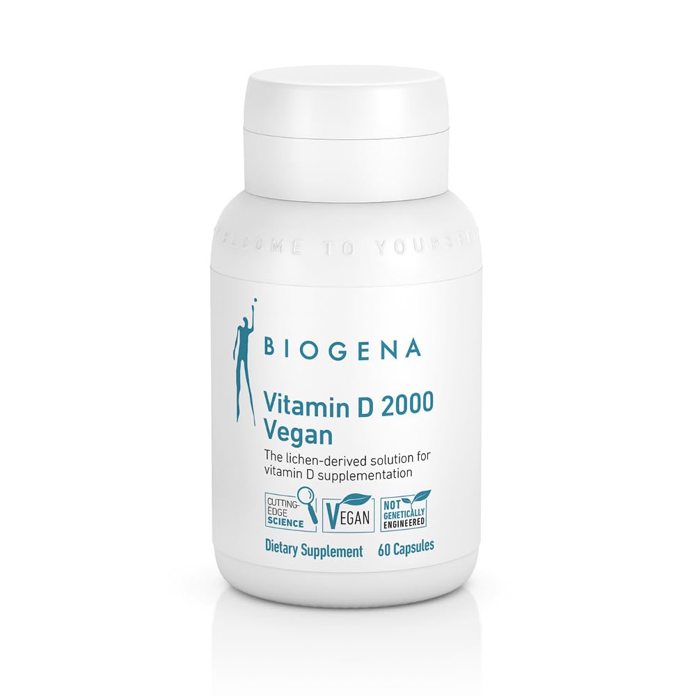 Biogena Vitamin D3 2000 IU Vegan Formula - 60 Capsules