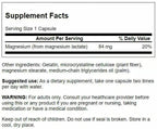 Swanson Magnesium Lactate Mineral Supplement Promoting Muscle
