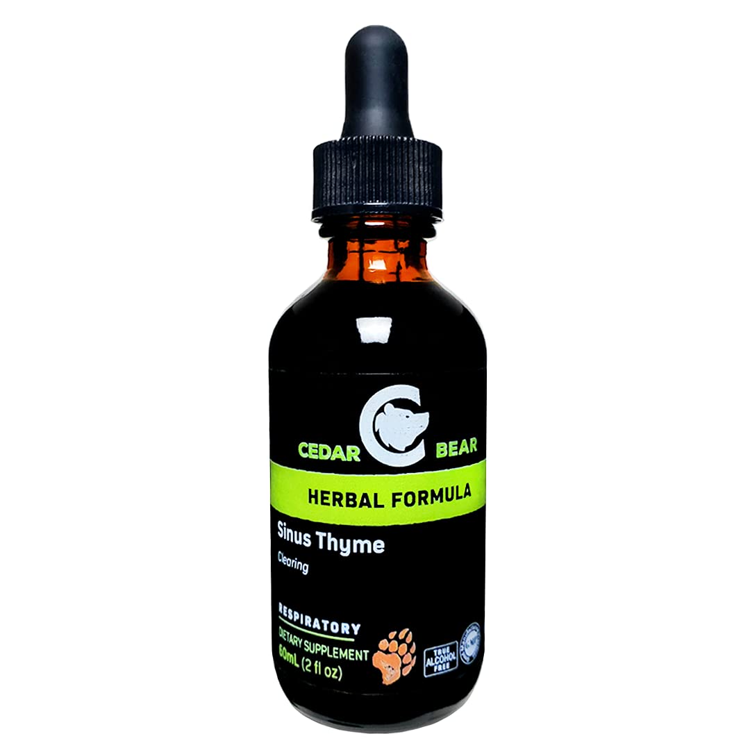 Cedar Bear Sinus Thyme Liquid Herbal Supplement - 2 Fl Oz