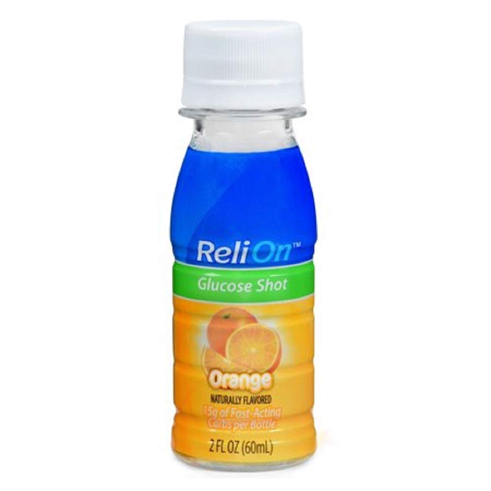 Reli On Glucose Shot Orange Flavor - 2 Fl Oz
