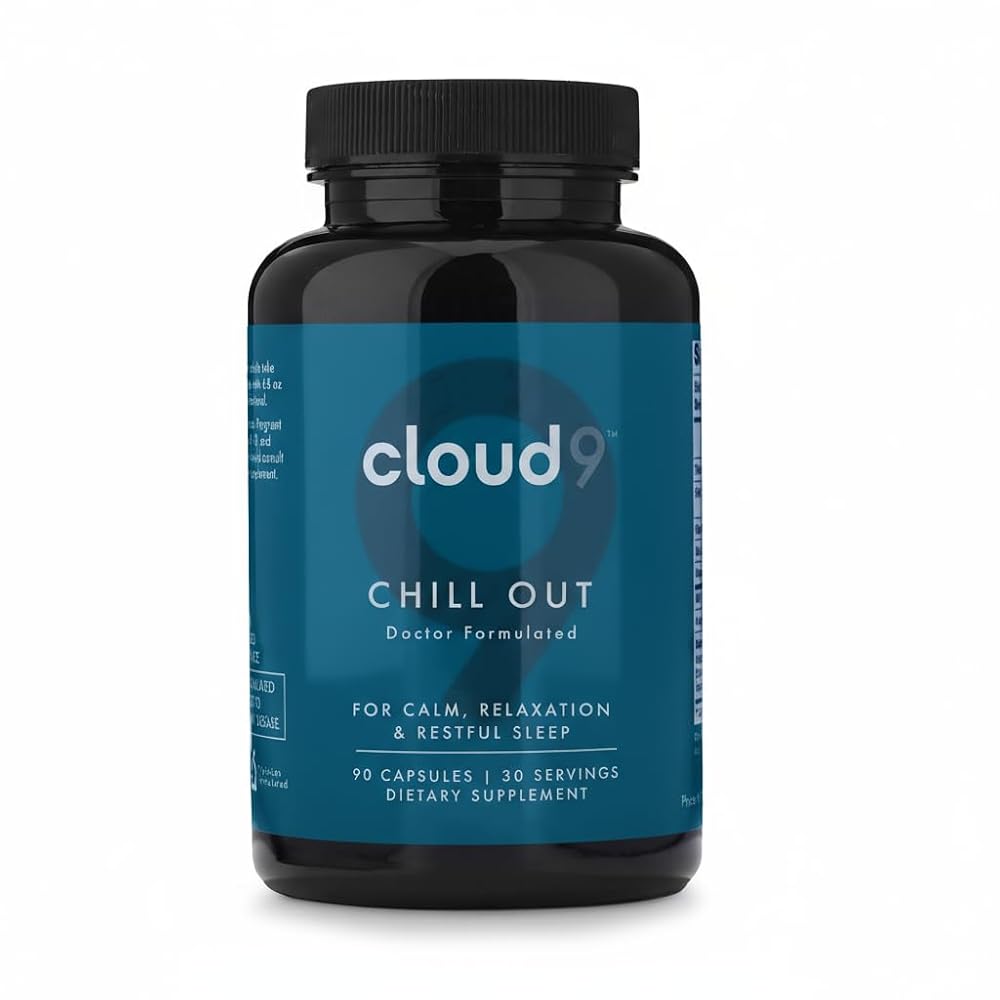 Cloud9 Chill Out Magnesium Glycinate for Calm & Sleep - 90 Capsules
