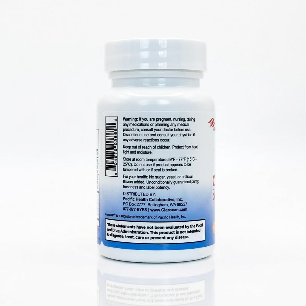 Pacific Health, Inc. Claroxan Original Ocular Support - 100 Tablets - image 3