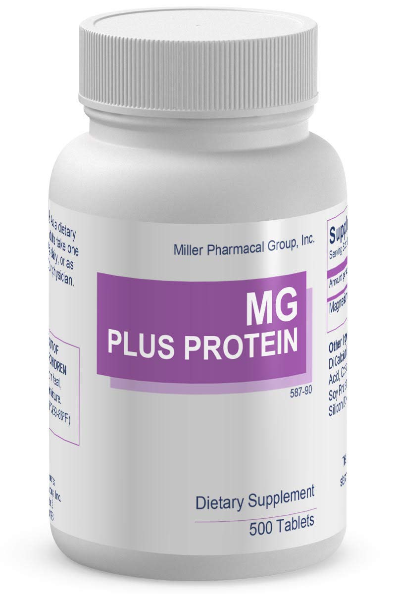 Mg Plus Protein Magnesium Supplement - 500 Tablets