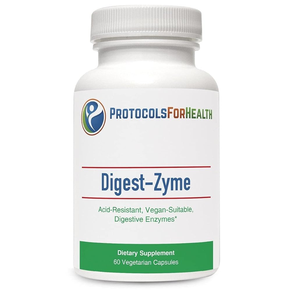 Protocols for Health Digest-Zyme Digestive Enzyme - 60 Vegetarian Capsules