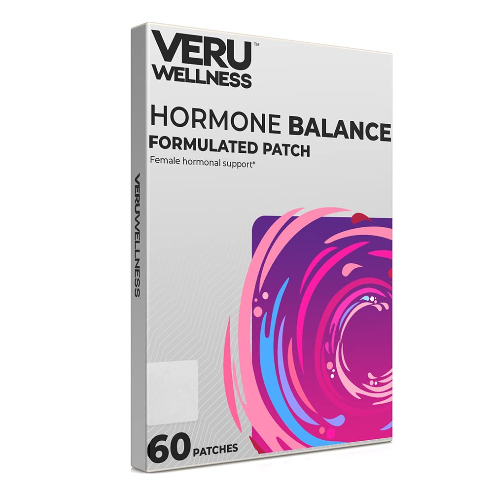Veru Wellness Hormone Balance Patches with Myo & D-Chiro Inositol - 60 Count