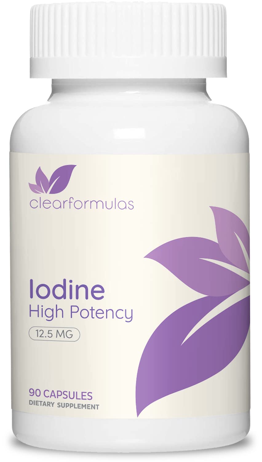 Clear Formulas Potassium Iodide Iodine Supplement - 90 Capsules