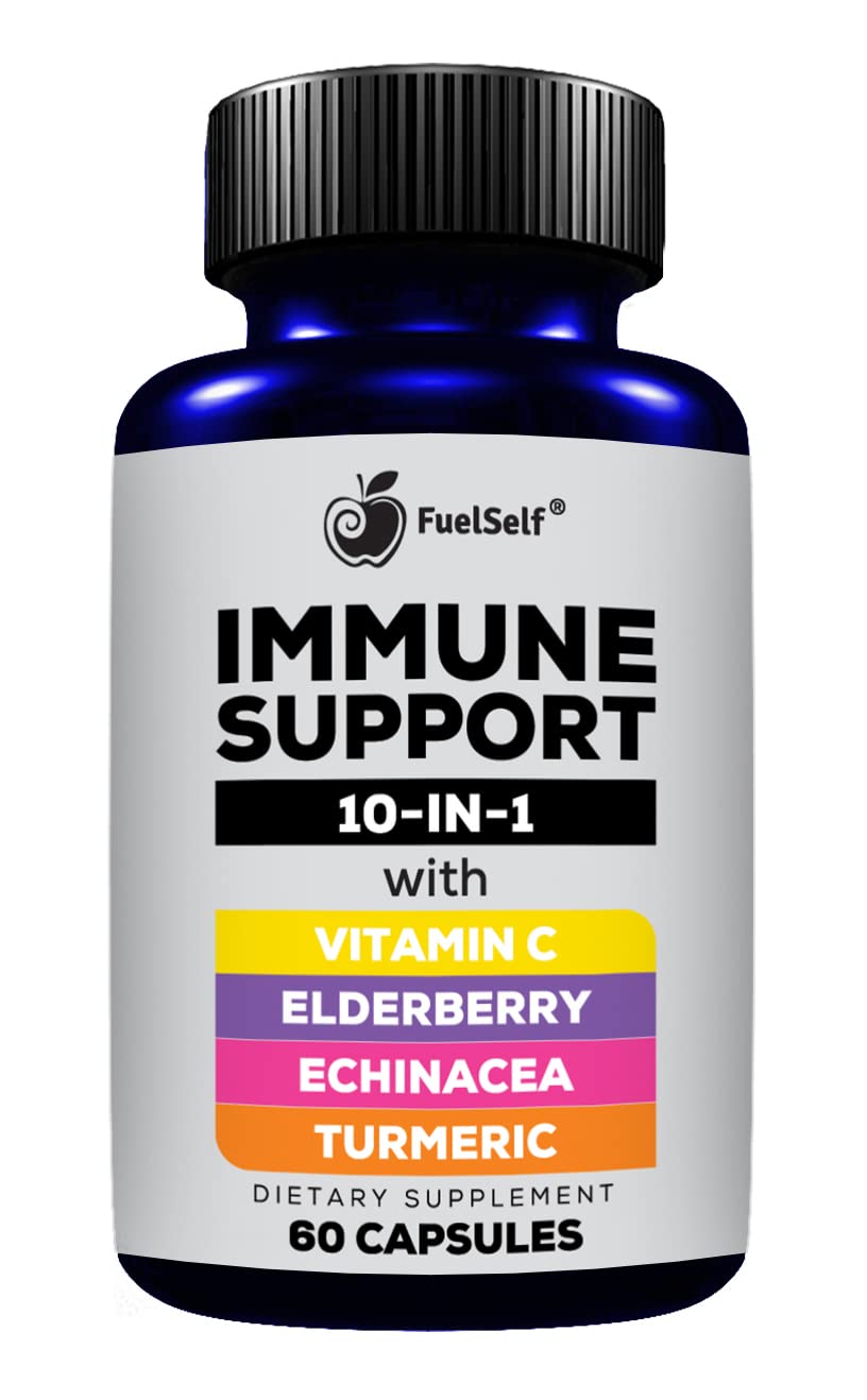 FuelSelf Immune Support Booster Supplement - 60 Capsules