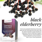 powbab Elderberry Chocolate Bites with Sambucus - 42 Count - image 2