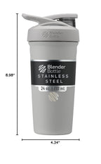 BlenderBottle Sport Flip Stainless Steel Shaker Bottle