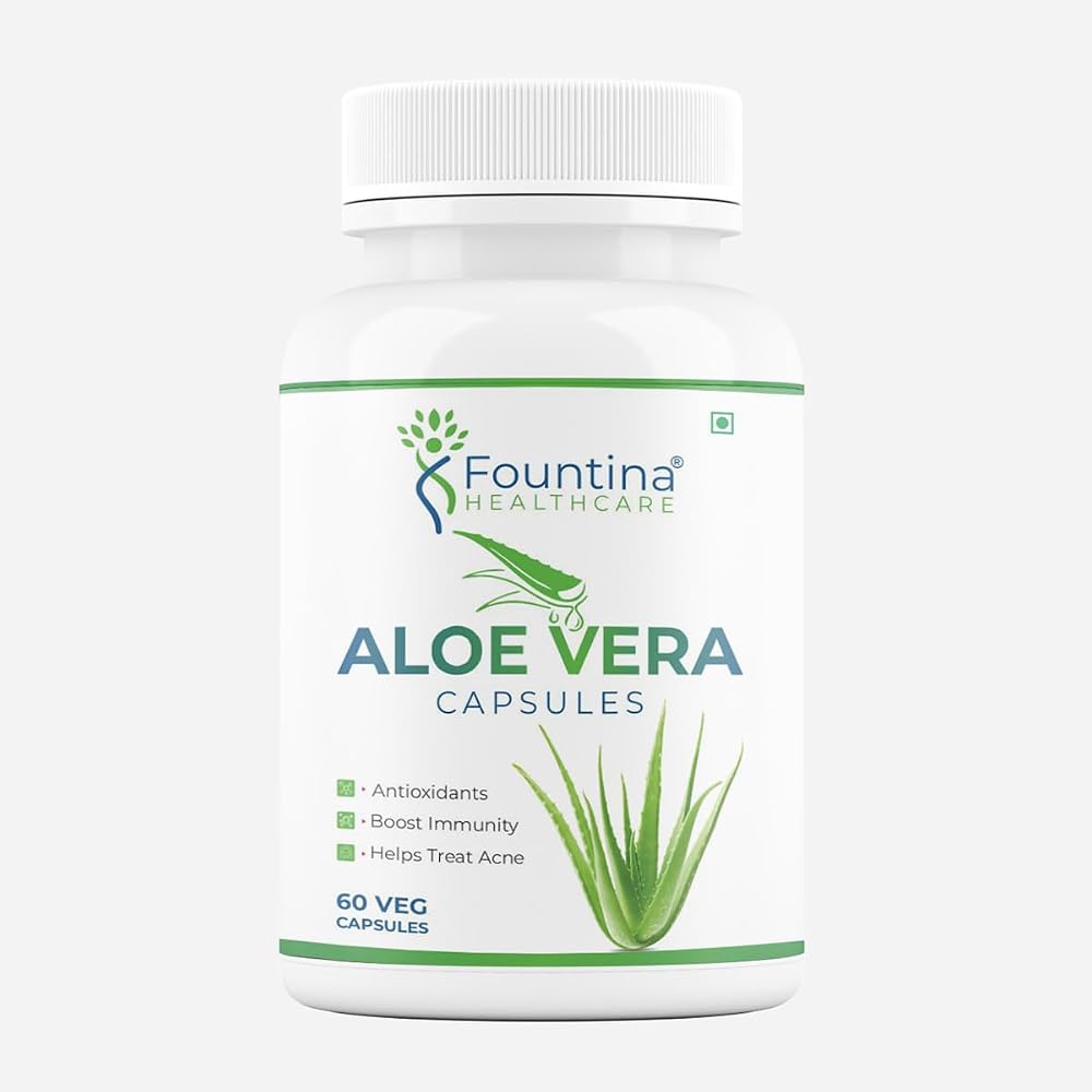 FOUNTINA Aloe Vera Capsules - 60 Count