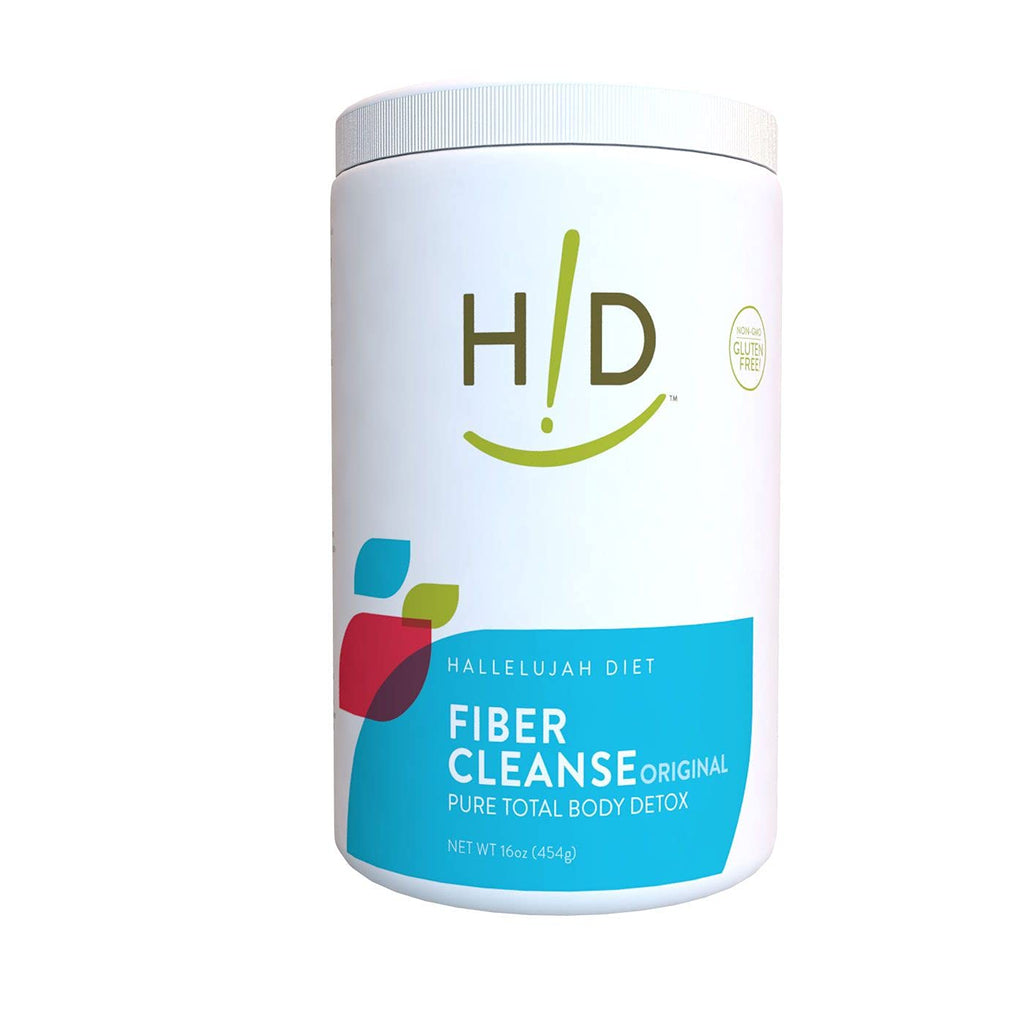 THE HALLELUJAH DIET Fiber Cleanse Powder for Gut Health - 16 oz