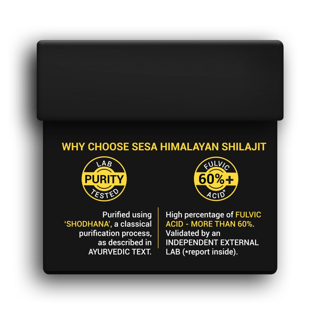 sesa Himalayan Shilajit Resin 100% Ayurvedic - 50 Servings - image 9