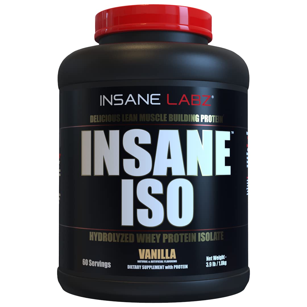 Insane Labz Insane ISO Whey Protein Powder Featuring 25g