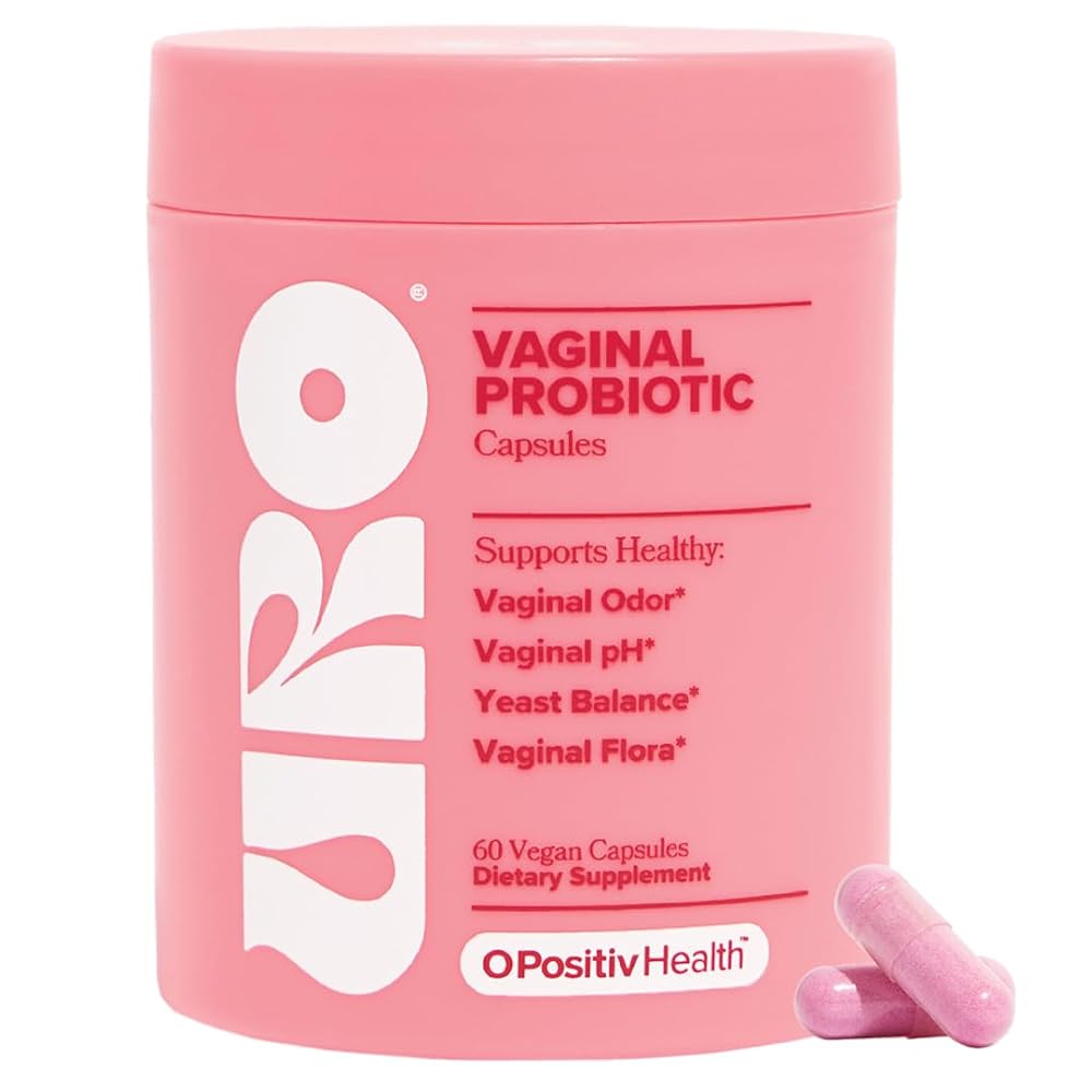 O Positiv URO Vaginal Probiotics for pH Balance - 60 Capsules