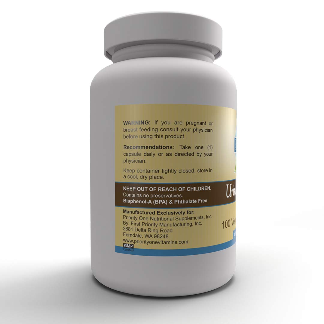 Priority One Vitamins Urinary Defense - 100 Vegetarian Capsules - image 5