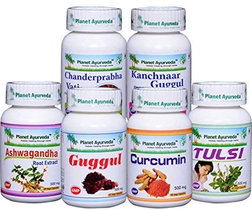 Planet Ayurveda Crab Care Pack Herbal Supplement - 12 Bottles