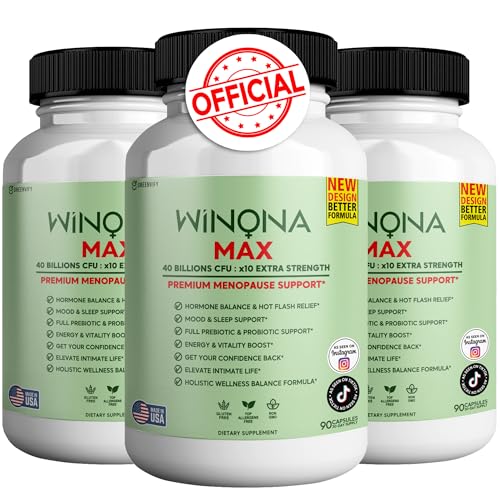 GREENVIFY Winona Max Menopause Support Supplement - 270 Capsules