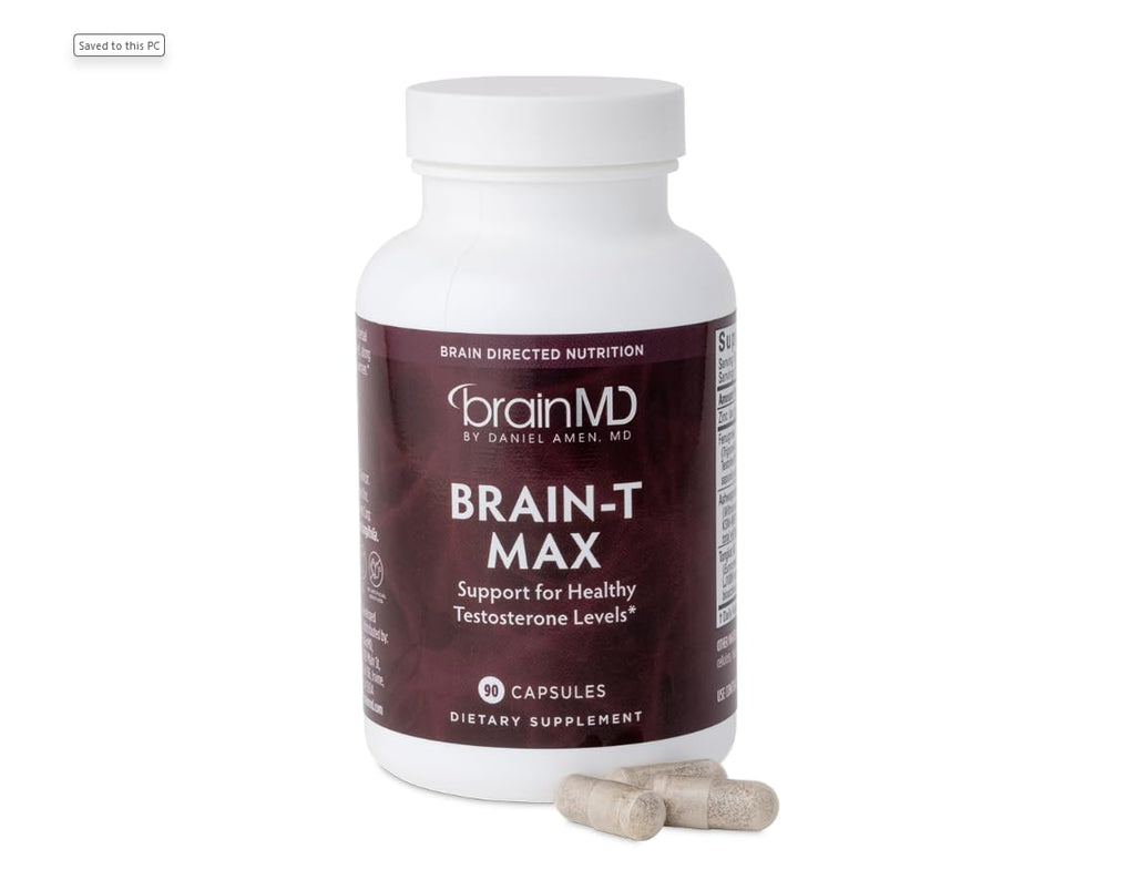 BrainMD Brain T-Max Testosterone Support - 60 Capsules - image 2