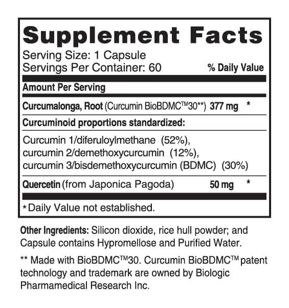 Advanced Bionutritionals Curcumitol-Q Curcumin with Quercetin - 60 Capsules - image 2