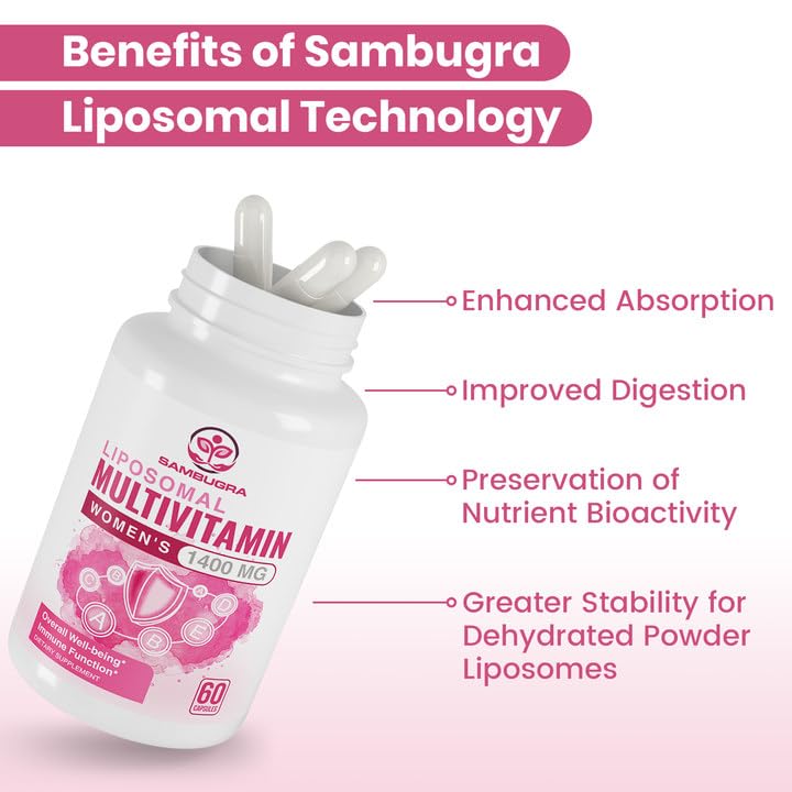 Sambugra Liposomal Multivitamin for Women 1400MG - Womens Daily Multi