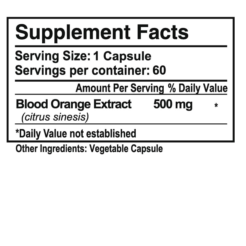 Aoratos Moro Red Orange Supplement - 60 Vegetarian Capsules - image 4
