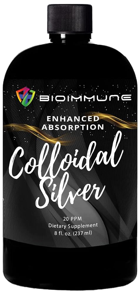 BioImmune Colloidal Silver Hydrosol Immune Support - 8 Fl Oz