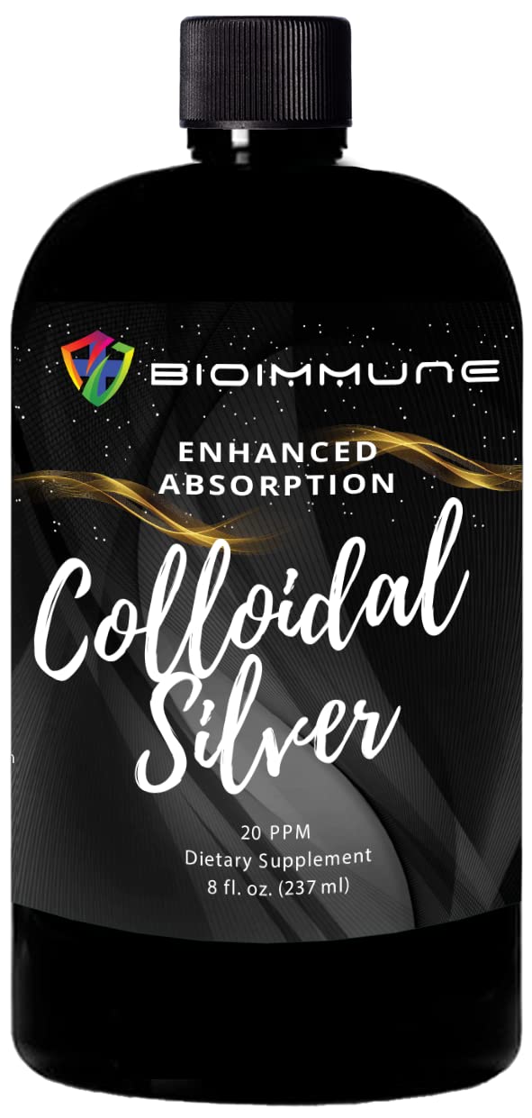 BioImmune Colloidal Silver Hydrosol Immune Support - 8 Fl Oz