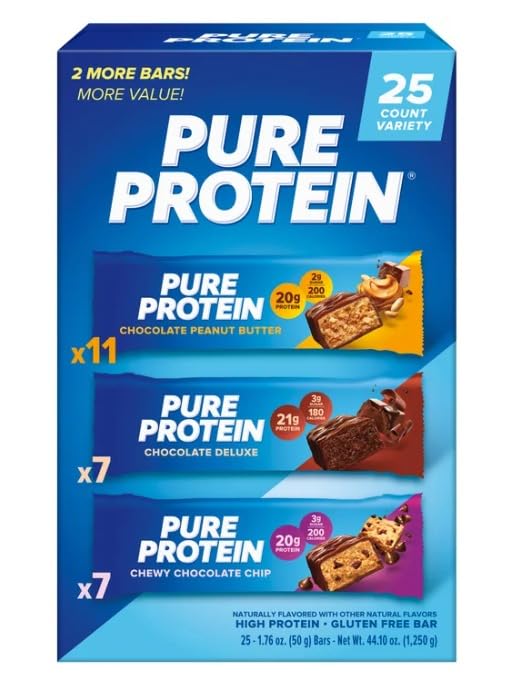 Generic Pure Protein Bars Chocolate Variety Pack - 23 Count