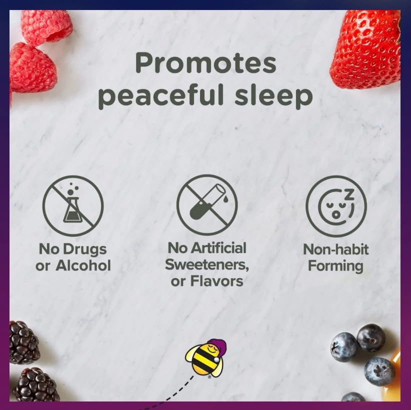 Zarbee's Kids 1mg Melatonin Gummy Sleep Supplement - 50 Gummies - image 5