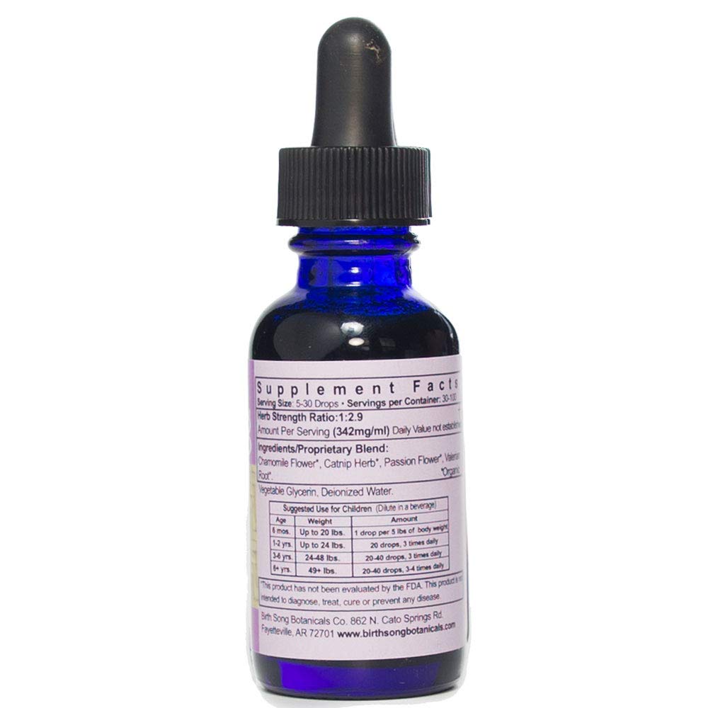 Birth Song Botanicals Children's Tranquility Tincture - 1 Fl Oz - image 2