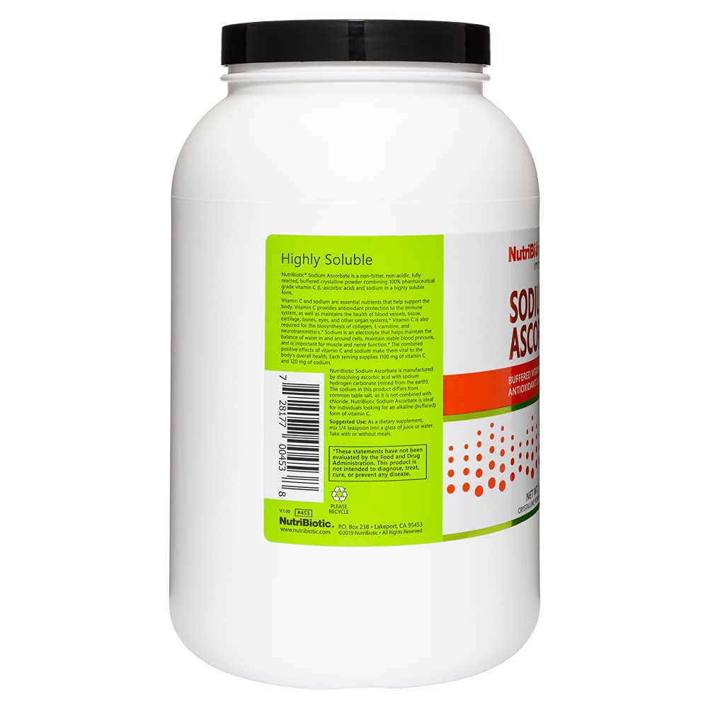 NutriBiotic Sodium Ascorbate Buffered Vitamin C Powder - 5 lb - image 2