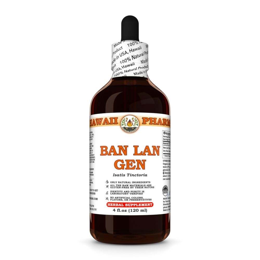 Hawaii Pharm Ban LAN Gen (Isatis tinctoria) Root Liquid Extract