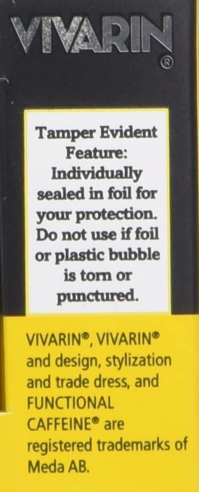 Vivarin Caffeine Tablets 200mg - 16 Tablets - image 3