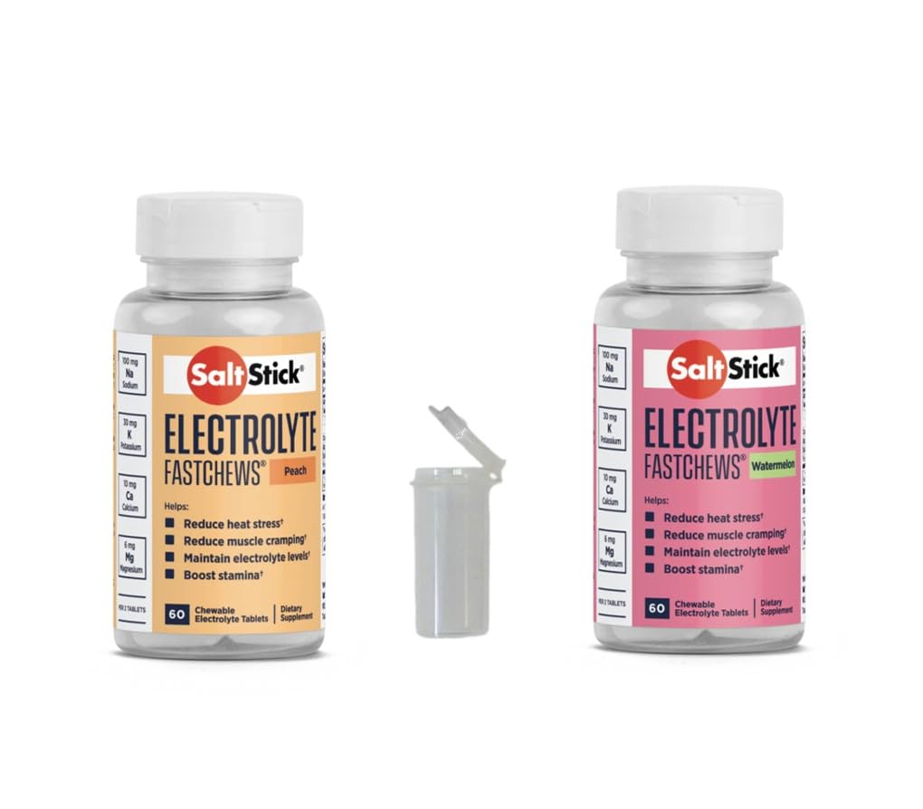 SaltStick FASTCHEWS Variety 2-Pack Electrolyte Tablets - 60 Count