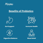 Minimo Nutrition Probiotic 40 Billion with Prebiotics - 60 Capsules - image 4