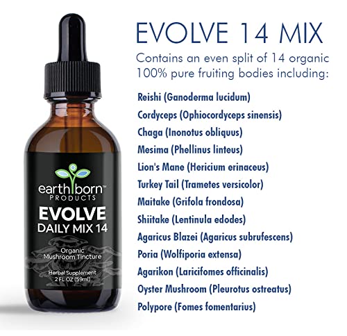 Earthborn Products Organic Mushroom Blend - 14 Species - 2 oz - image 2