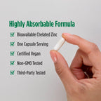 Nordic Naturals Zinc Glycinate 20mg - 60 Capsules - image 4