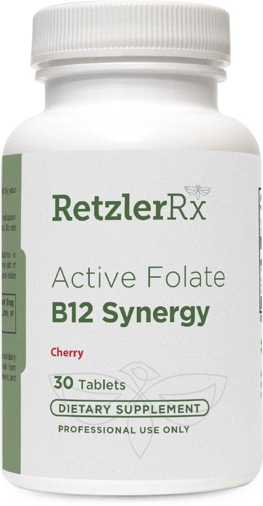 HormoneSynergy RetzlerRx Active Folate B12 Synergy Lozenge - 30 Count