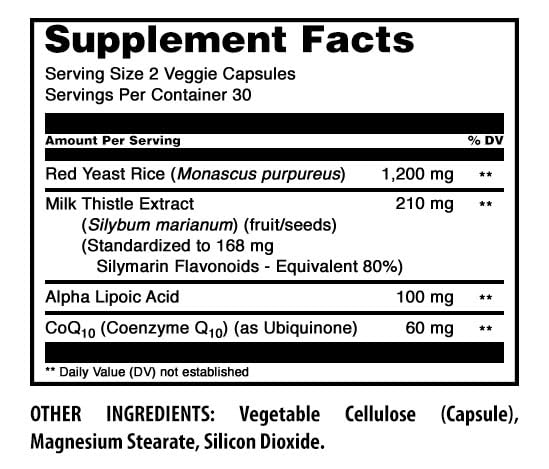 Amazing Formulas Red Yeast Rice Complex 1570 mg per Serving