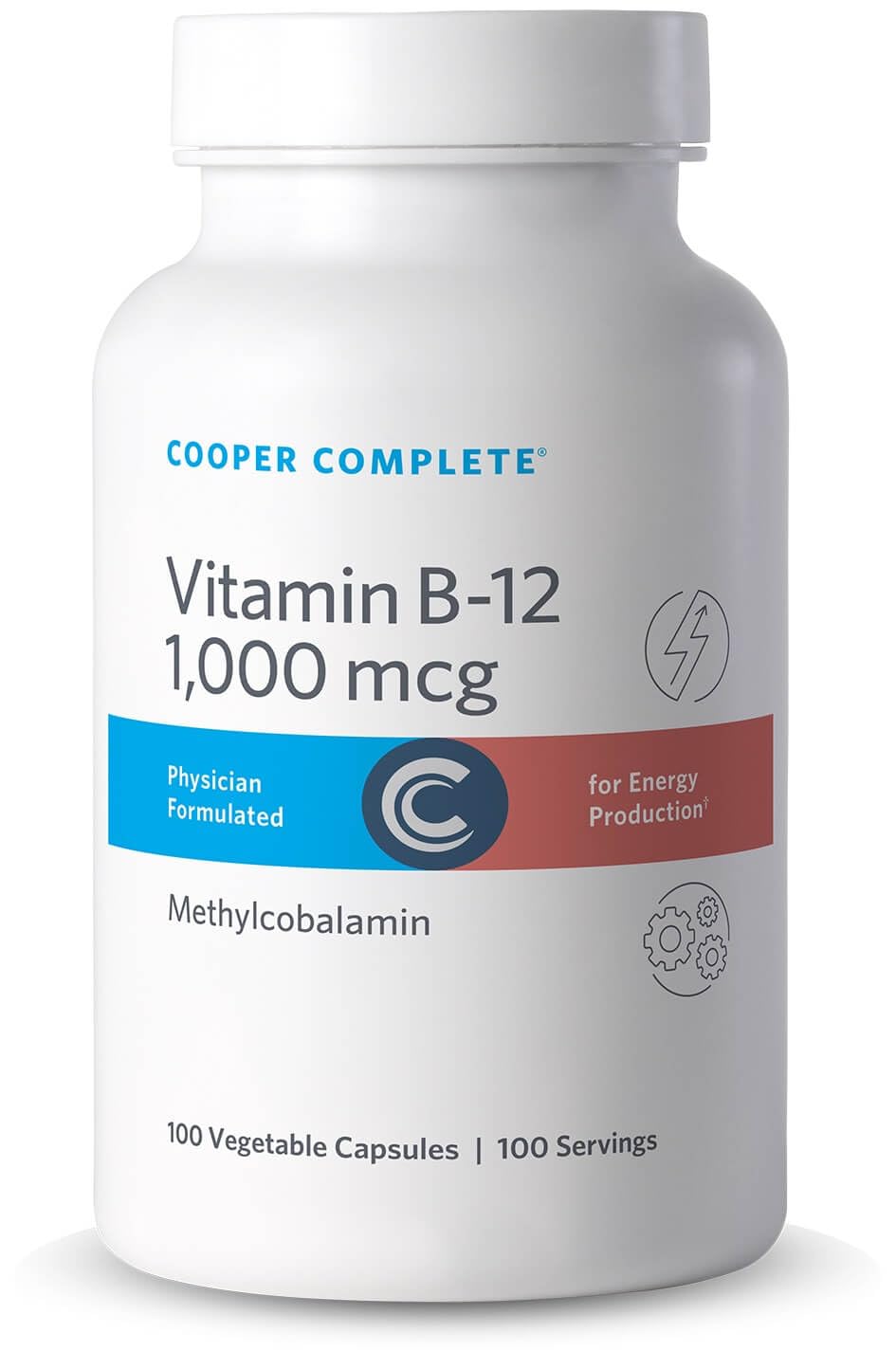 Cooper Complete Vitamin B12 1000 mcg Methylcobalamin - 100 Capsules
